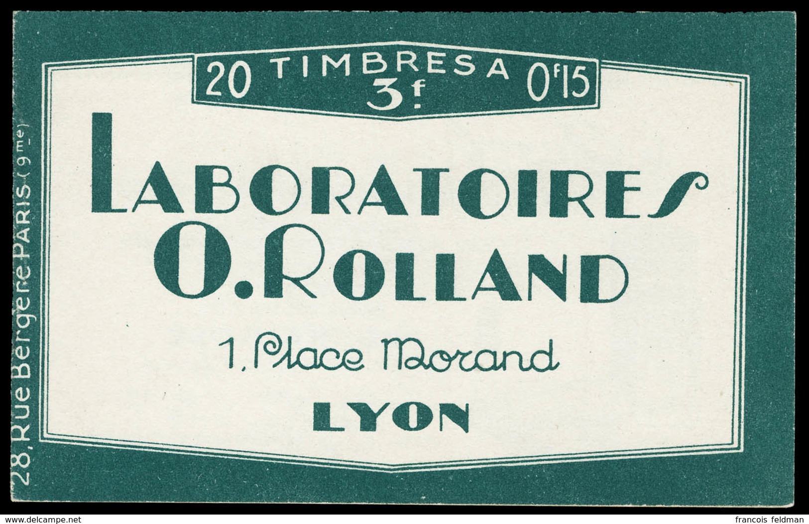 Neuf Sans Charnière N° 189-C2, 15c Brun Semeuse, Pubs Résyl Ascène (4 Fois) Couv Laboratoires O Rolland, Infimes Adhéren - Sonstige & Ohne Zuordnung