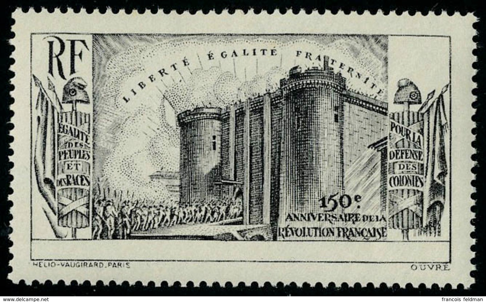 Neuf Sans Charnière N° 9a, 150ème Anniversaire De La Révolution Sans La Légende, T.B. - Other & Unclassified