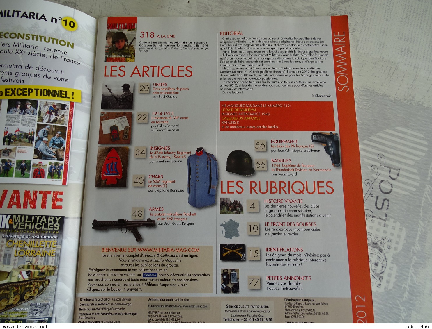 ARMES MILITARIA MAGAZINE N°318. COMBATS POUR SAINTENY NORMANDIE 1944 - Uniformes