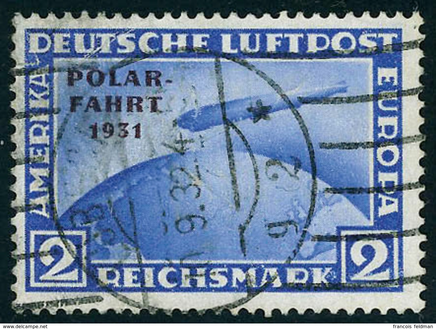 Oblitéré N° 40/1, 1 Et 2m Polar Fahrt T.B. - Other & Unclassified