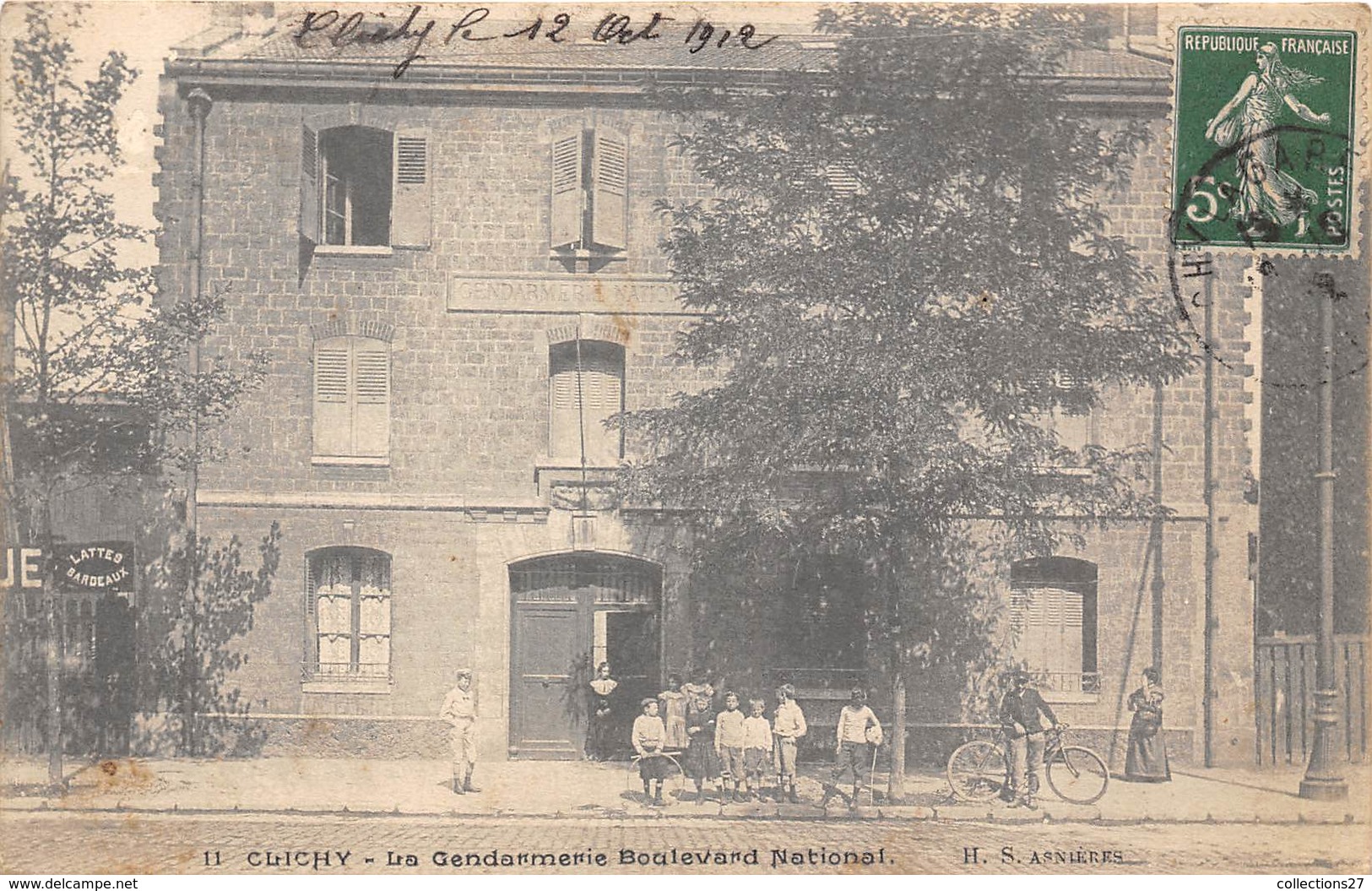 92-CLICHY- LA GENDARMERIE BOULVARD NATIONAL - Clichy