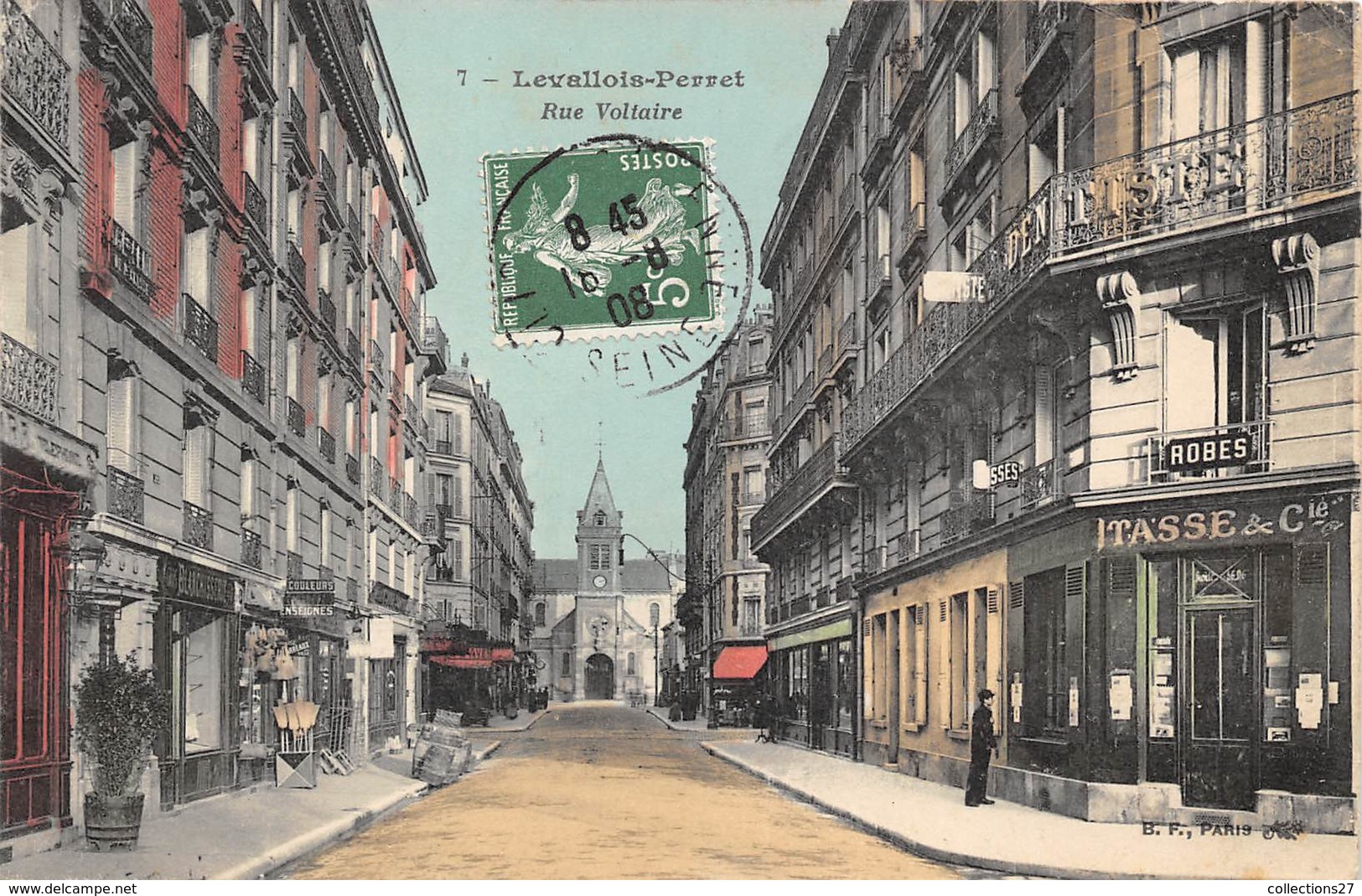 92-LEVALLOIS-PERRET- RUE VOLTAIRE - Levallois Perret