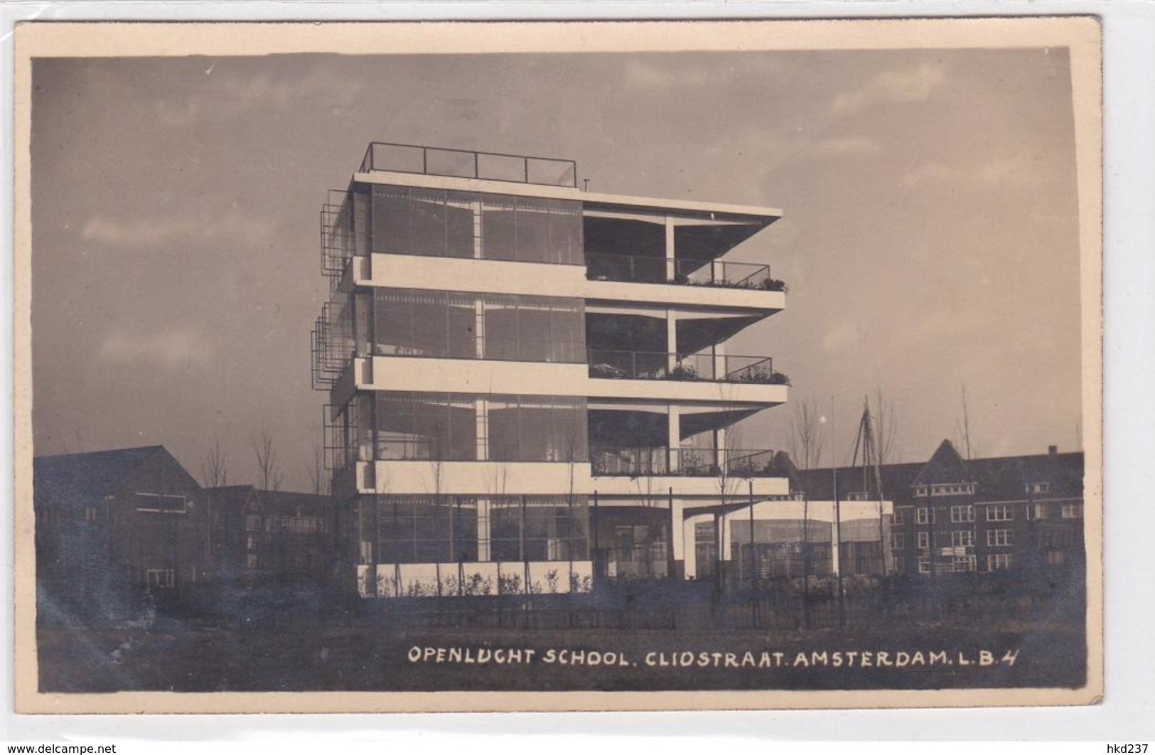 Amsterdam Openlucht School Cliostraat FOTOKAART    1645 - Amsterdam