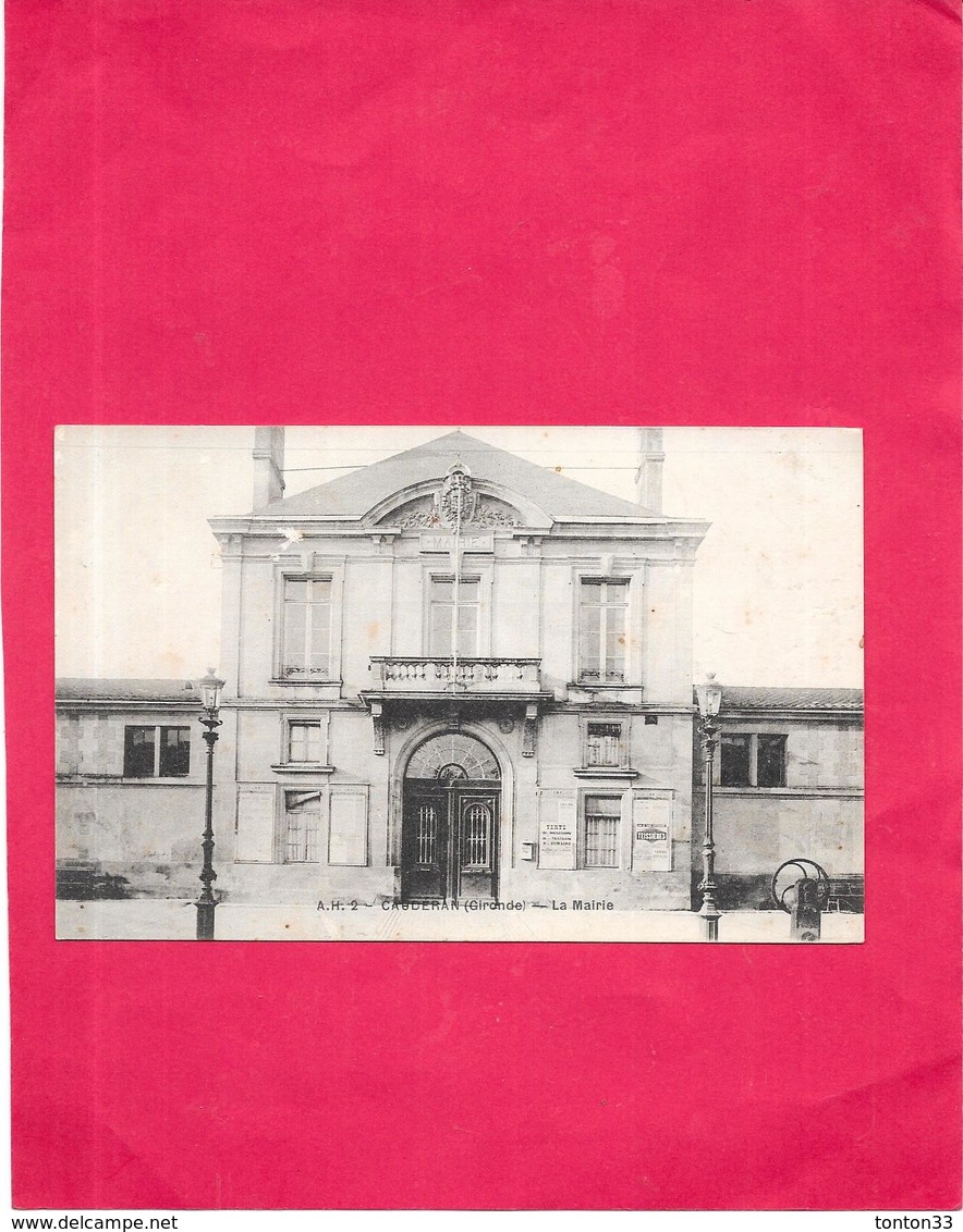 DEPT 33 - CAUDERAN - Une Vue De La Mairie - DRO** - - Bordeaux