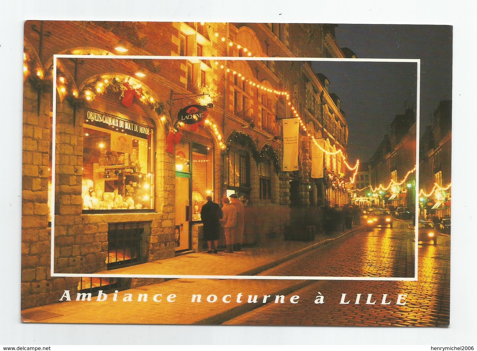 59 - Lille Ambiance Nocturne Rue De La Monnaie - Lille