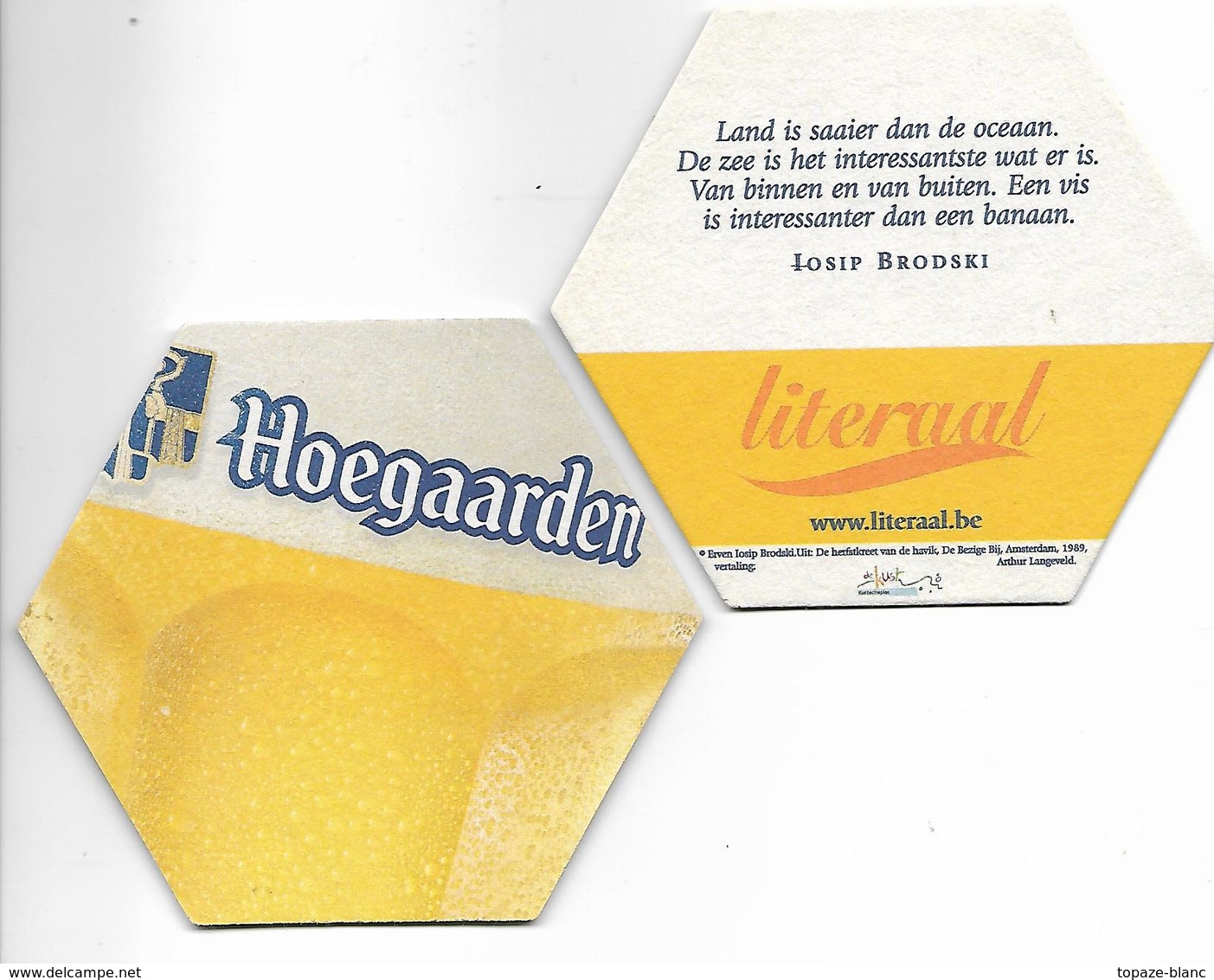 SOUS BOCK / 17  - HOEGAARDEN - Sous-bocks