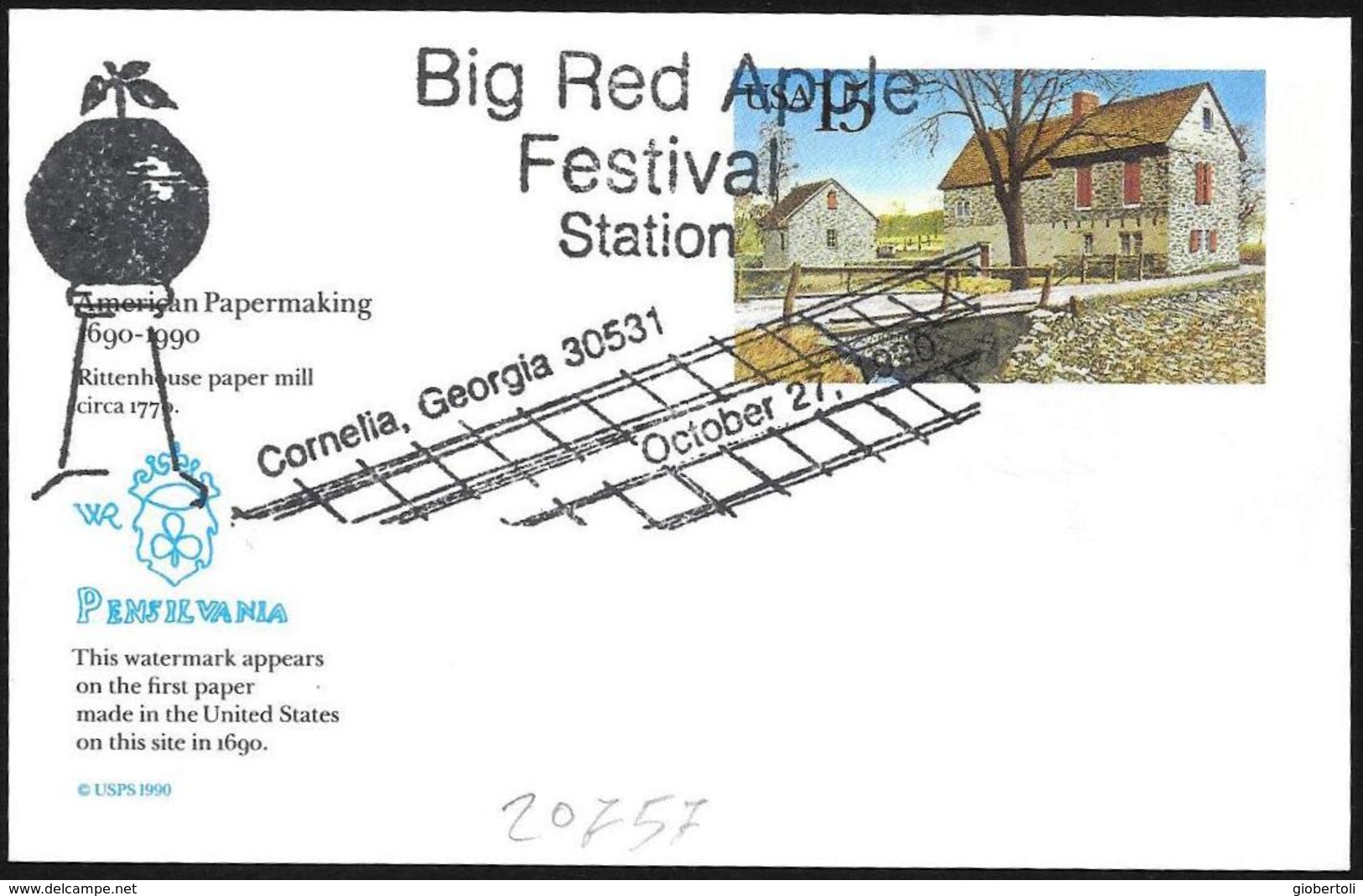 Stati Uniti/United States/États-Unis: Festival Delle Mele Rosse, Big Red Apple Festival, Festival De La Pomme Rouge - Frutta