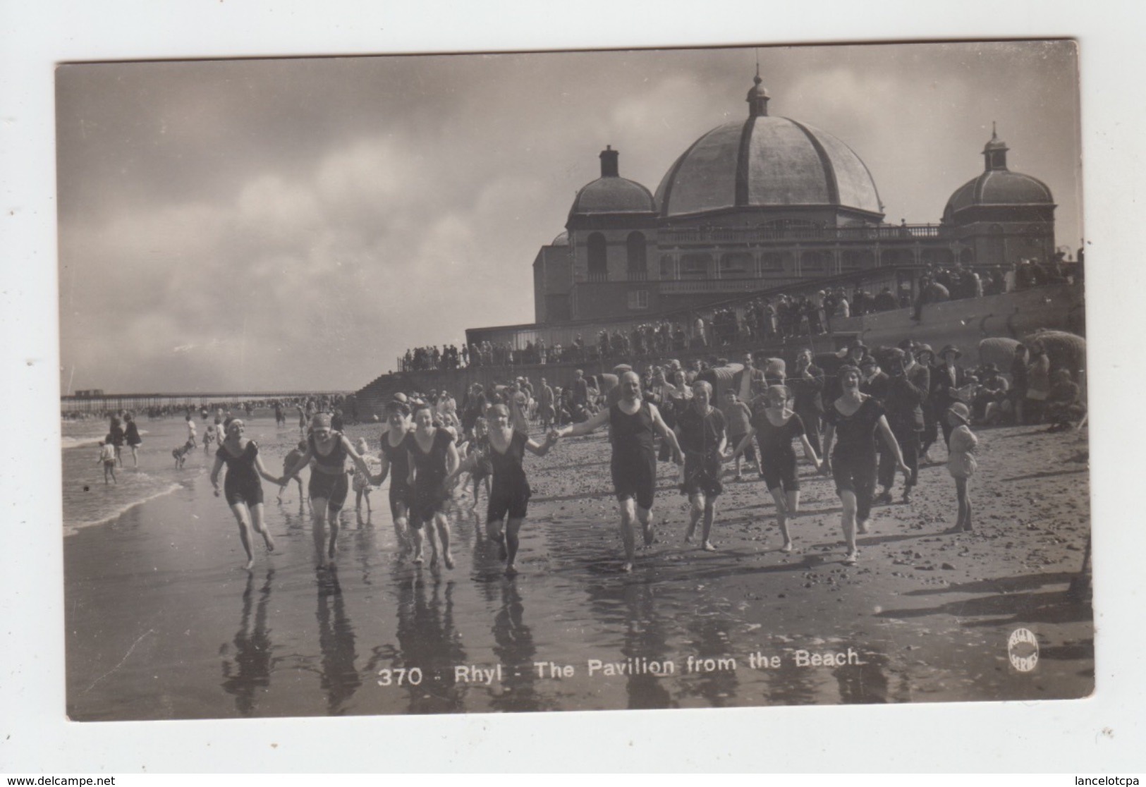 WALES - RHYL / THE PAVILION FROM THE BEACH - REAL PHOTO     475061139 - Denbighshire
