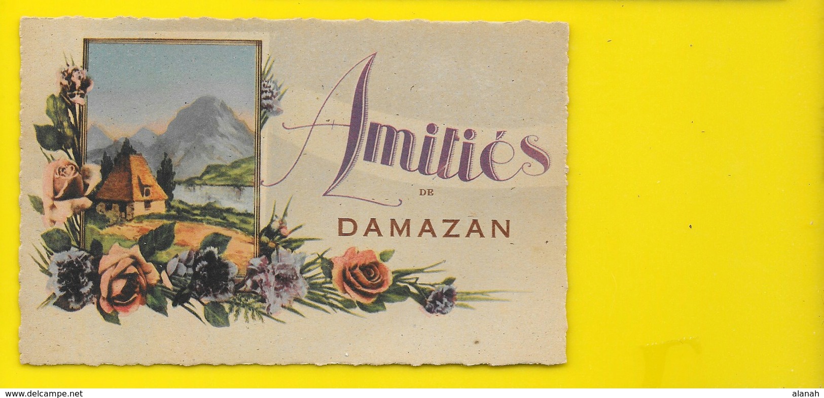 DAMAZAN Fantaisie Amitiés Fleurs (ROB) Lot & Garonne (47) - Damazan