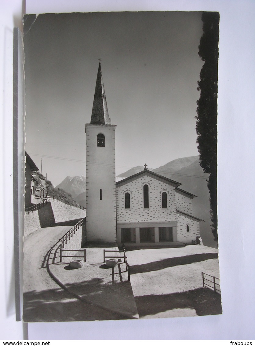 SUISSE - ST MARTIN - L'EGLISE ET LES DENTS DE VELSIVI - Saint-Martin