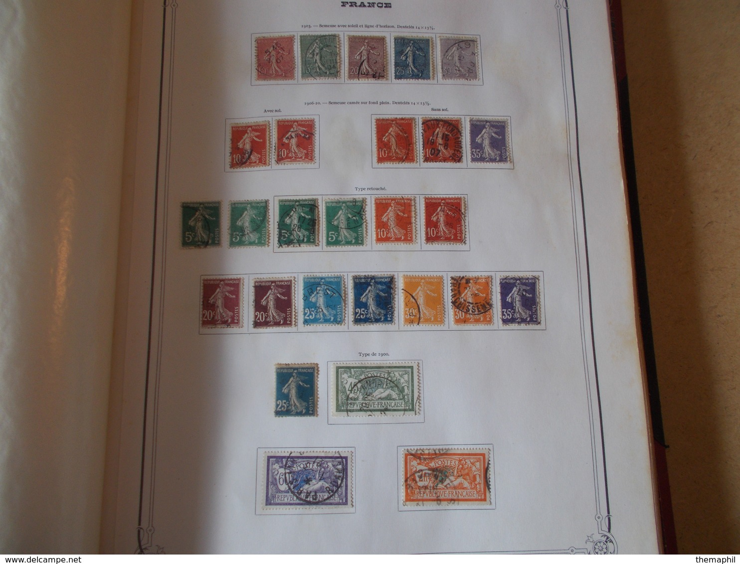 FRANCE 1900 a 1936 ensuite 1941 a 1969 complet + P.A. taxe etc... tous obl.