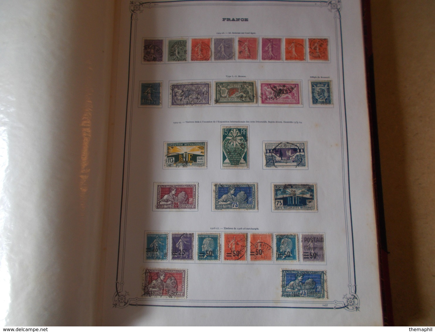 FRANCE 1900 a 1936 ensuite 1941 a 1969 complet + P.A. taxe etc... tous obl.