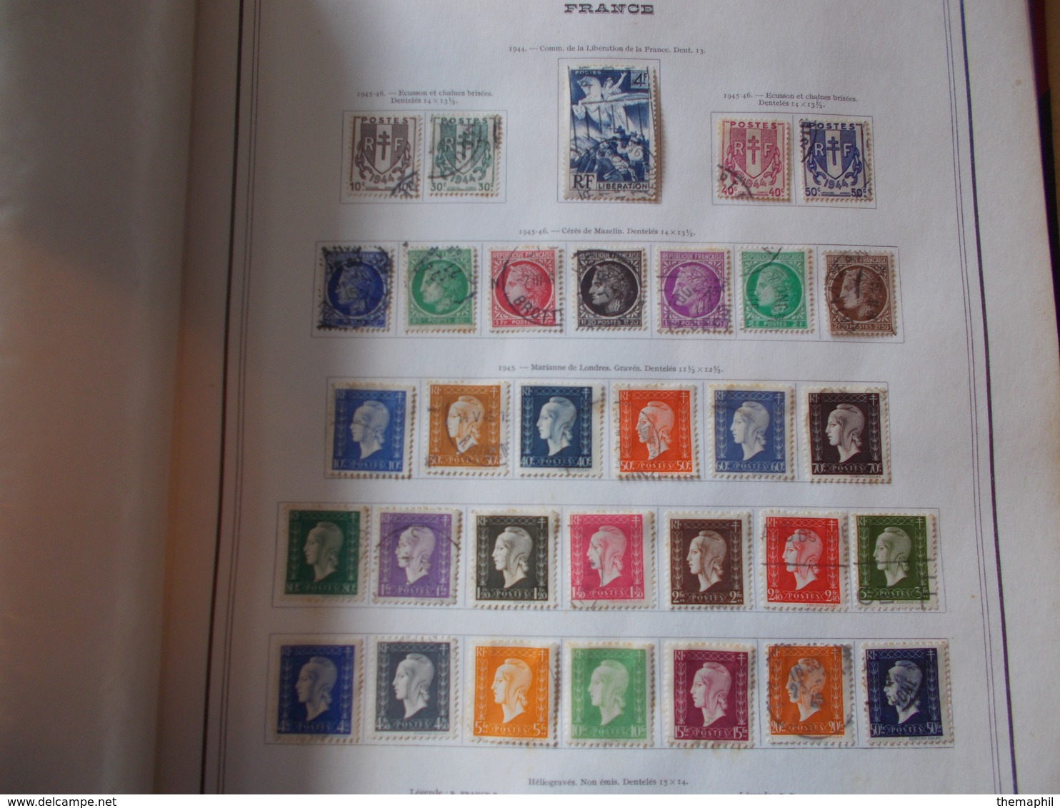 FRANCE 1900 a 1936 ensuite 1941 a 1969 complet + P.A. taxe etc... tous obl.