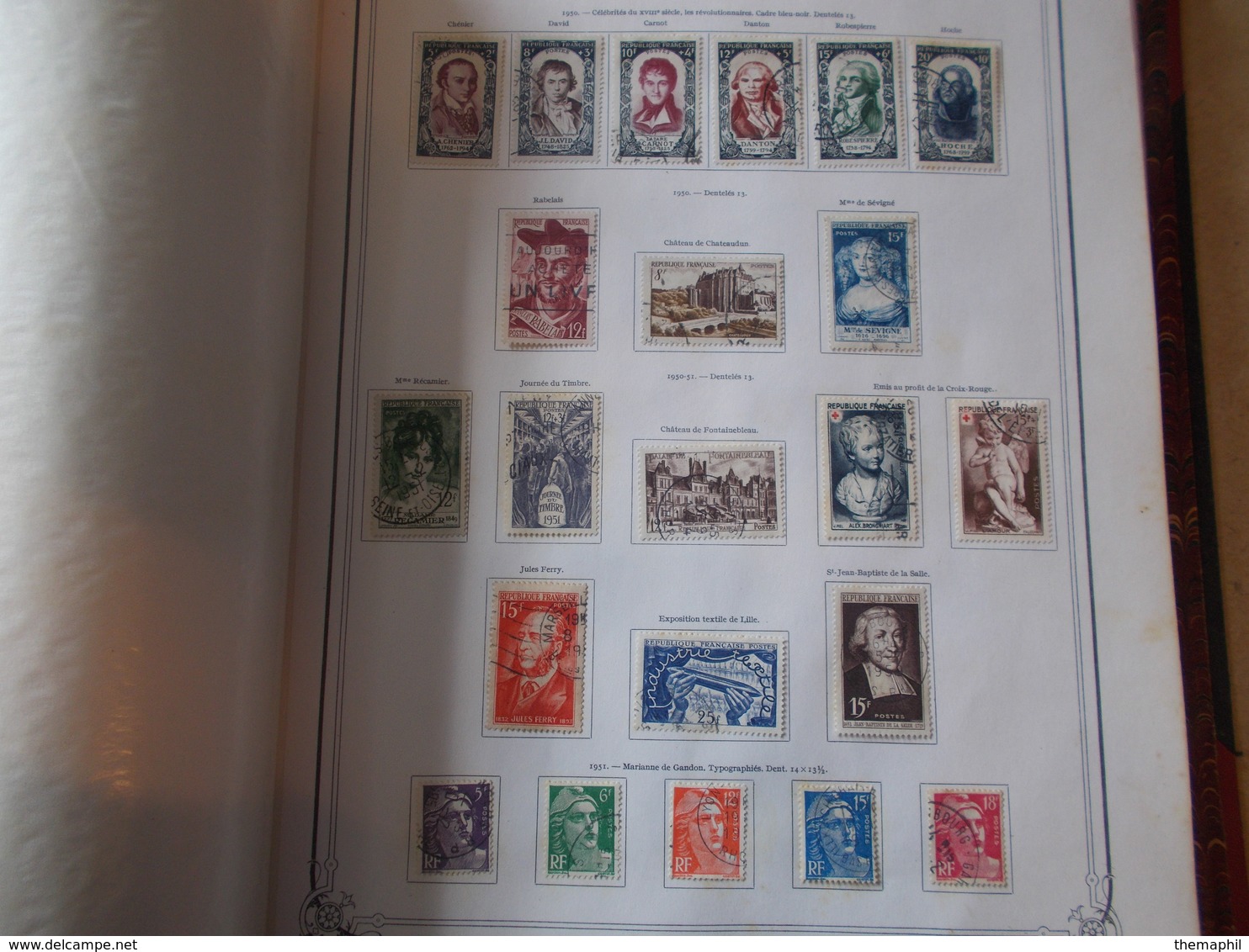 FRANCE 1900 a 1936 ensuite 1941 a 1969 complet + P.A. taxe etc... tous obl.