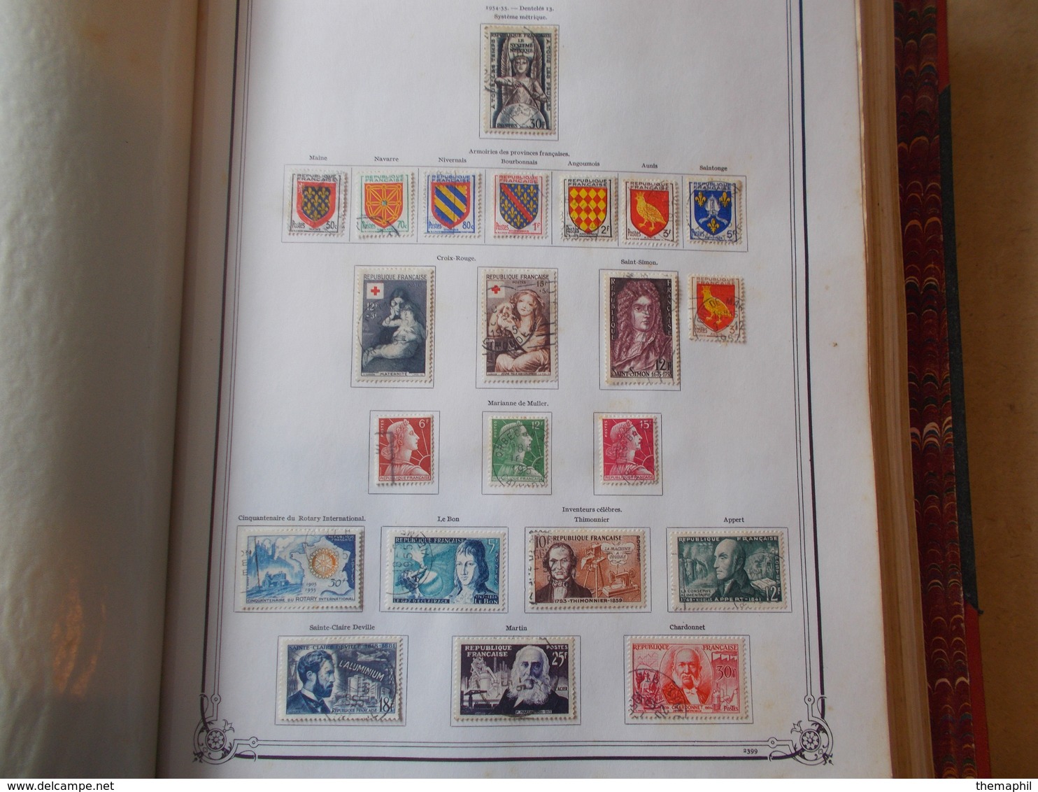 FRANCE 1900 a 1936 ensuite 1941 a 1969 complet + P.A. taxe etc... tous obl.