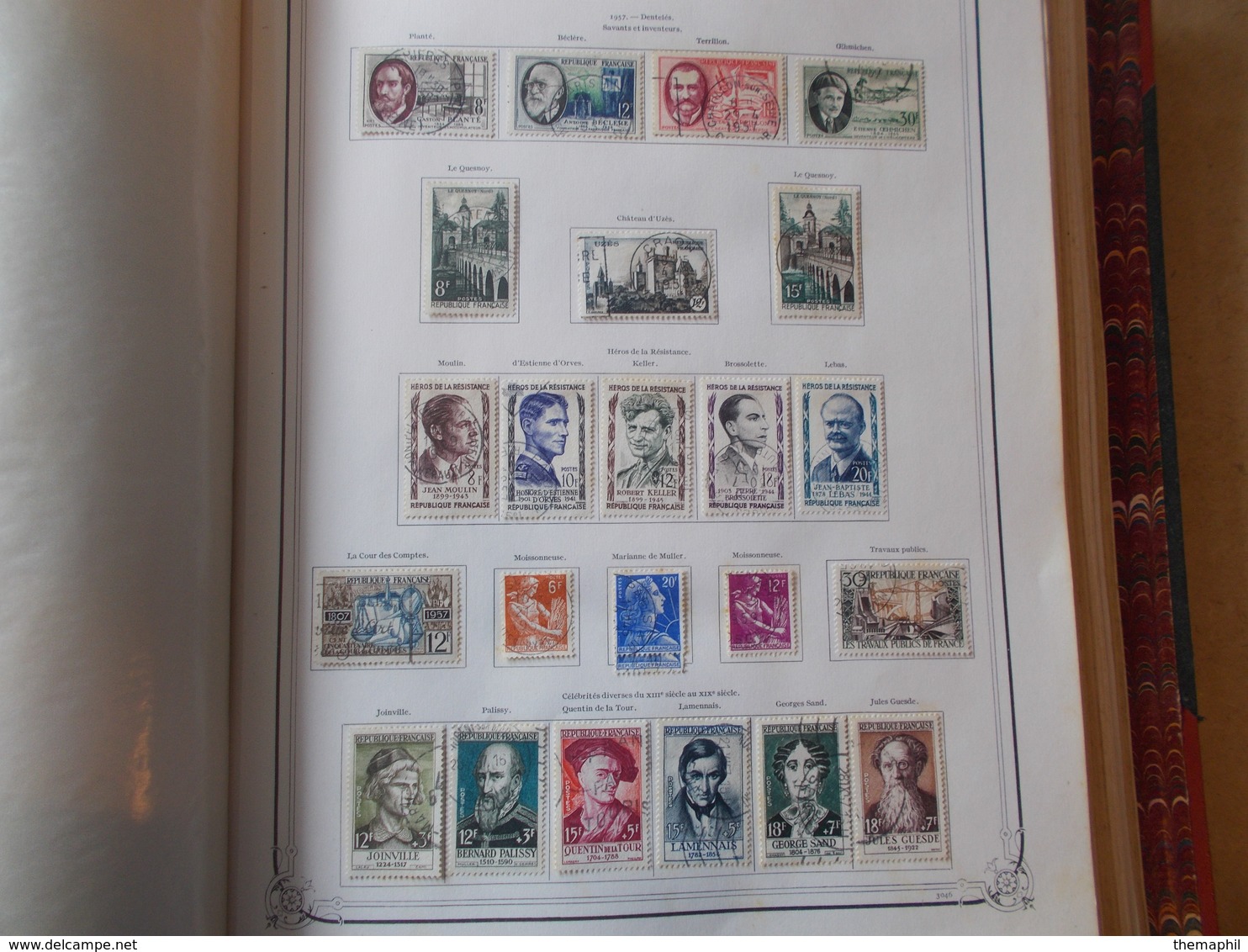 FRANCE 1900 a 1936 ensuite 1941 a 1969 complet + P.A. taxe etc... tous obl.