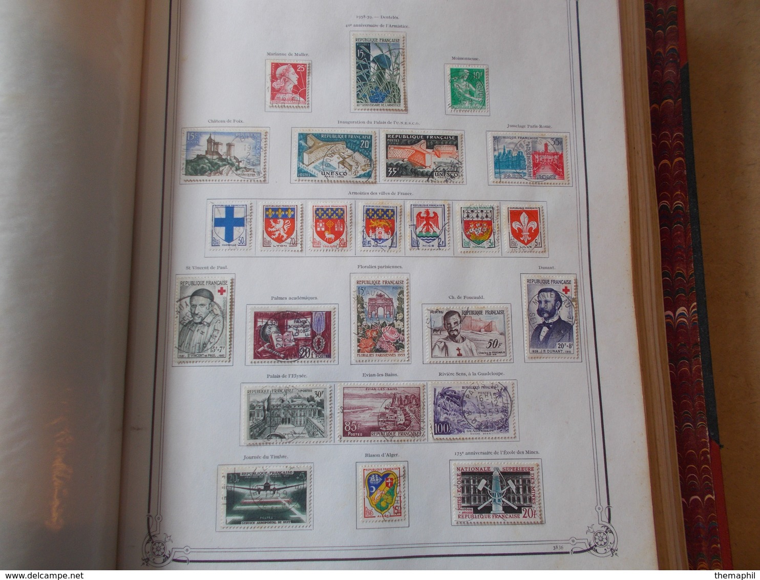 FRANCE 1900 a 1936 ensuite 1941 a 1969 complet + P.A. taxe etc... tous obl.