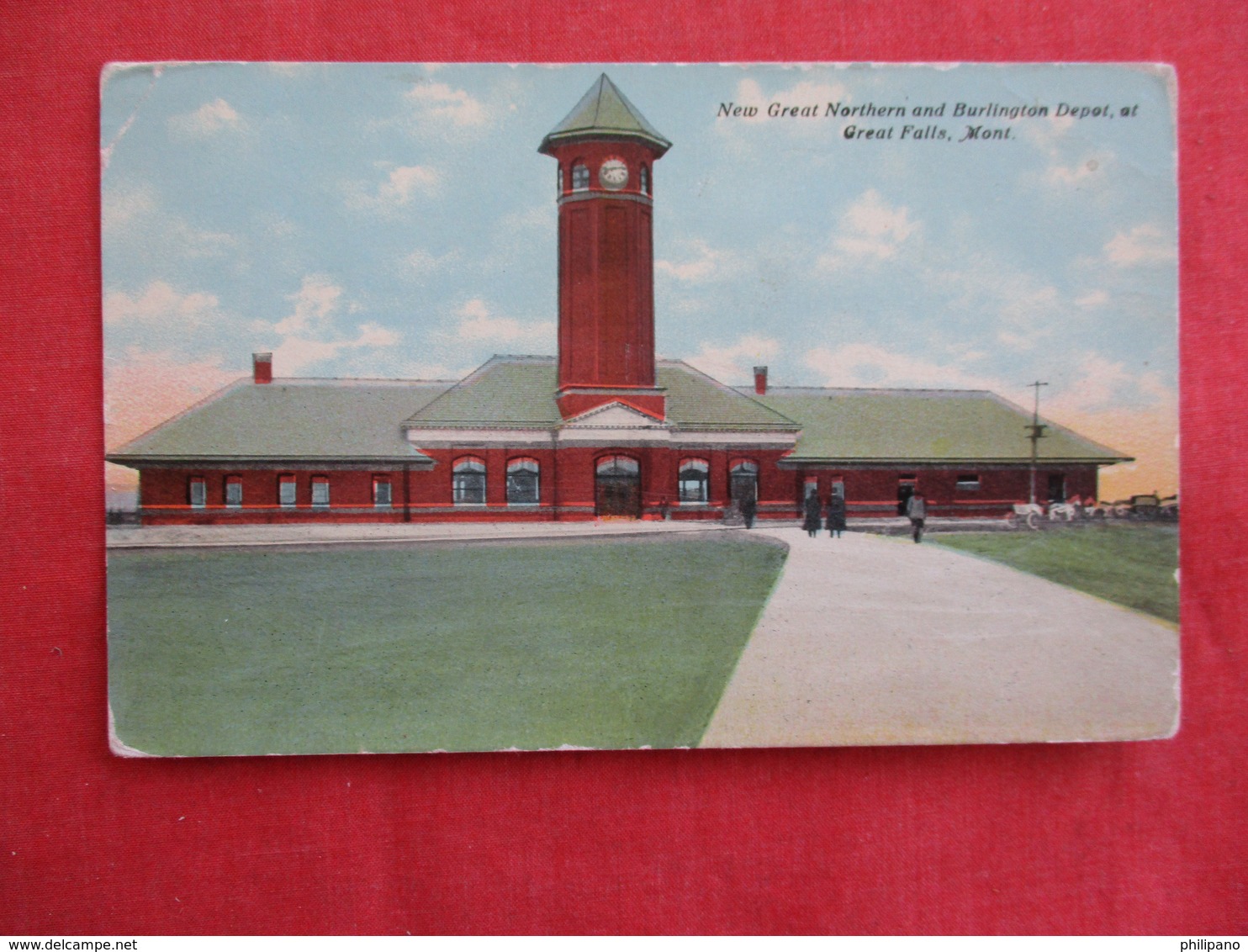 New Great Northern & Burlington Depot - Montana > Great Falls -ref 2922 - Great Falls