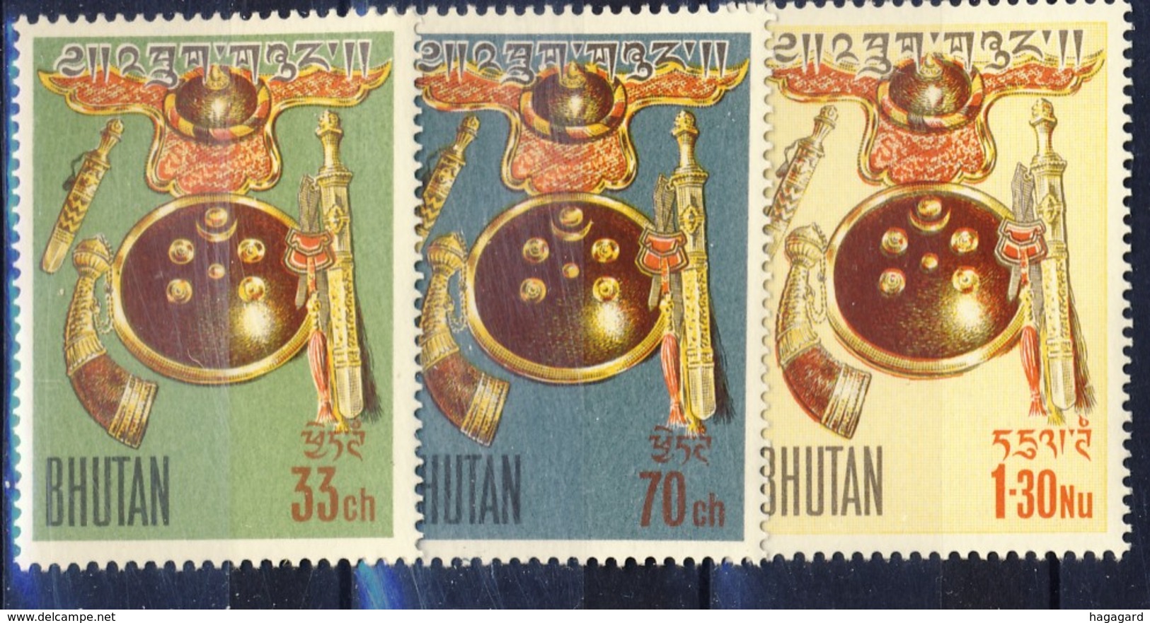 +Bhutan 1963. Colombo. Michel 14-16. MNH(**) - Bhutan