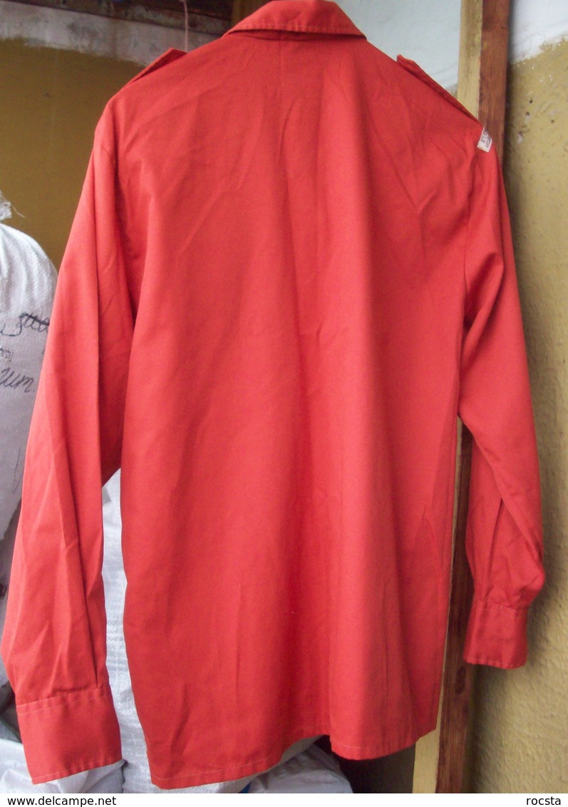 Vintage Dutch Scouts Red Shirt - 3 Patches - Pfadfinder-Bewegung
