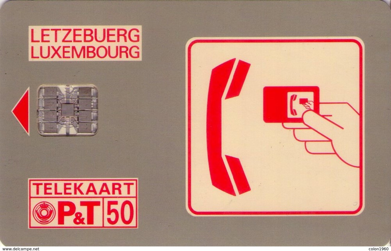 TARJETA TELEFONICA DE LUXEMBURGO. SC01-D (013) - Luxemburgo