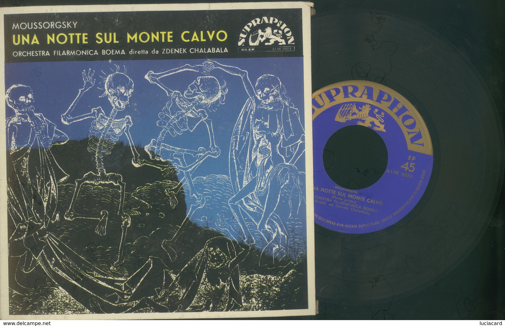 MOUSSORGSKY -UNA NOTTE SUL MONTE CALVO -ORCHESTRA FILARMONICA BOEMA -DISCO VINILE - Classica