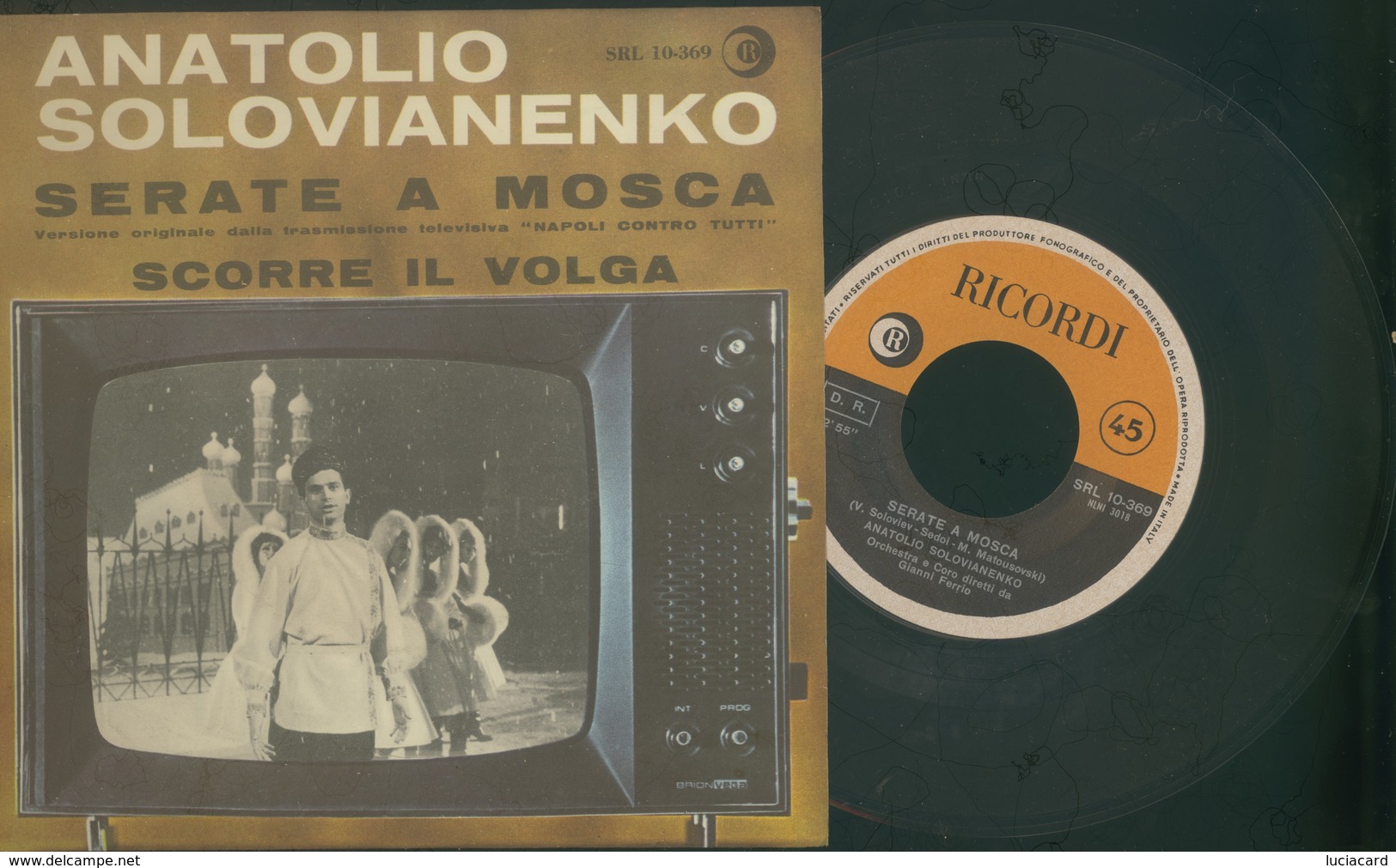 ANATOLIO SOLOVIANENKO -SERATE A MOSCA -SCORRE IL VOLGA -DALLA TRASMISSIONE TELEVISIVA NAPOLI CONTRO TUTTI - Musiques Du Monde