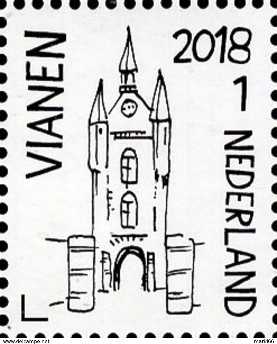 Netherlands - 2018 - Beautiful Netherlands - Vianen - Mint Stamp - Neufs