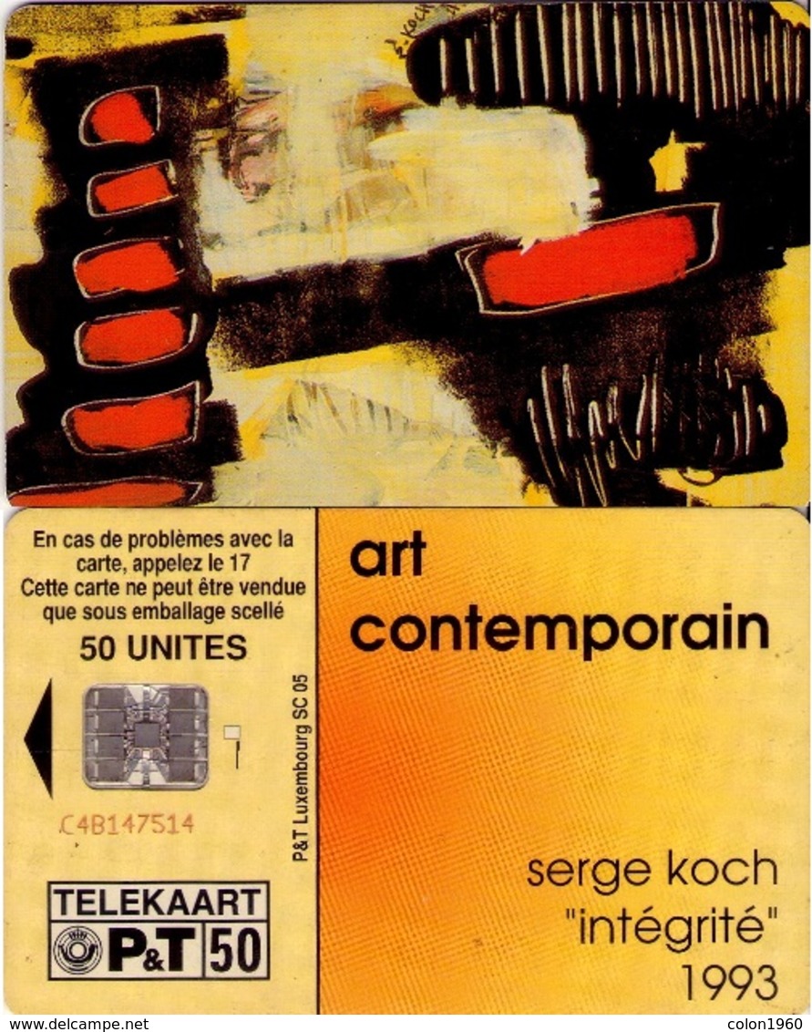 LUXEMBURGO. SC05. Art Contemporain - Serge Koch "Intégrité". C48147514. 1994-11. 9500 Ex. (056) - Luxemburgo