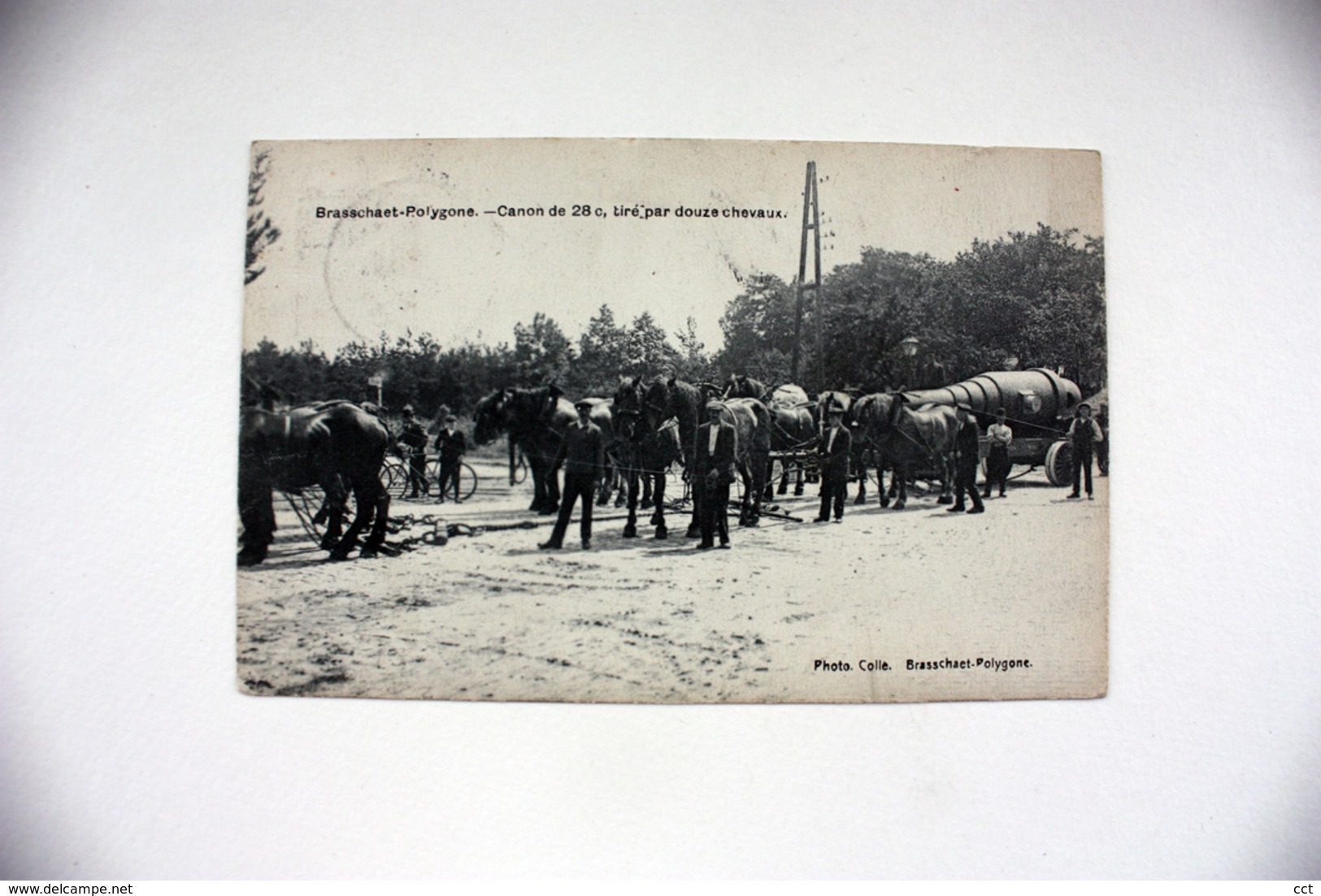 Brasschaat  Polygone  Canon De 28 C Tiré Par Douze Chevaux - Brasschaat