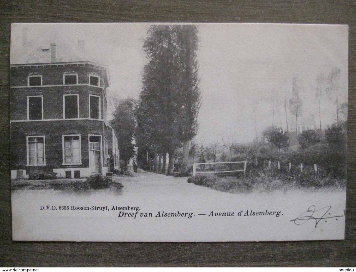 Cpa Alsemberg ( Beersel ) - Dreef Van Alsemberg - Avenue D'Alsemberg - DVD 8656 Roosen Struyf - Beersel