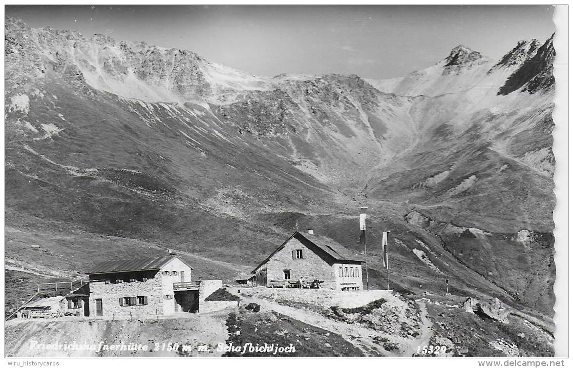 AK 0889  Ischgl - Friedrichshafener Hütte Mit Schafbichljoch / Verlag Mathis Um 1966 - Ischgl