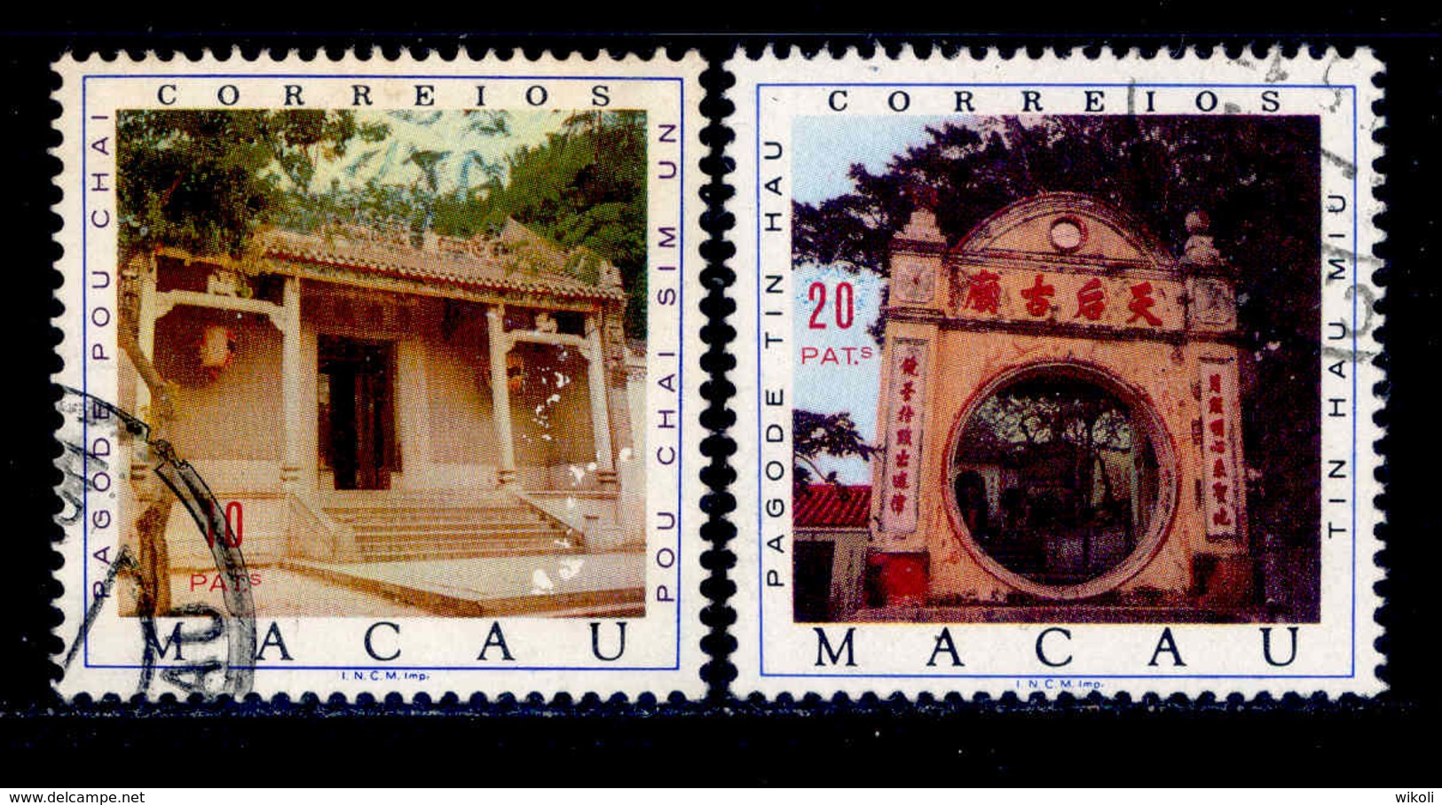 ! ! Macau - 1976 Pagodes (Complete Set) - Af. 440 & 441 - Used - Used Stamps