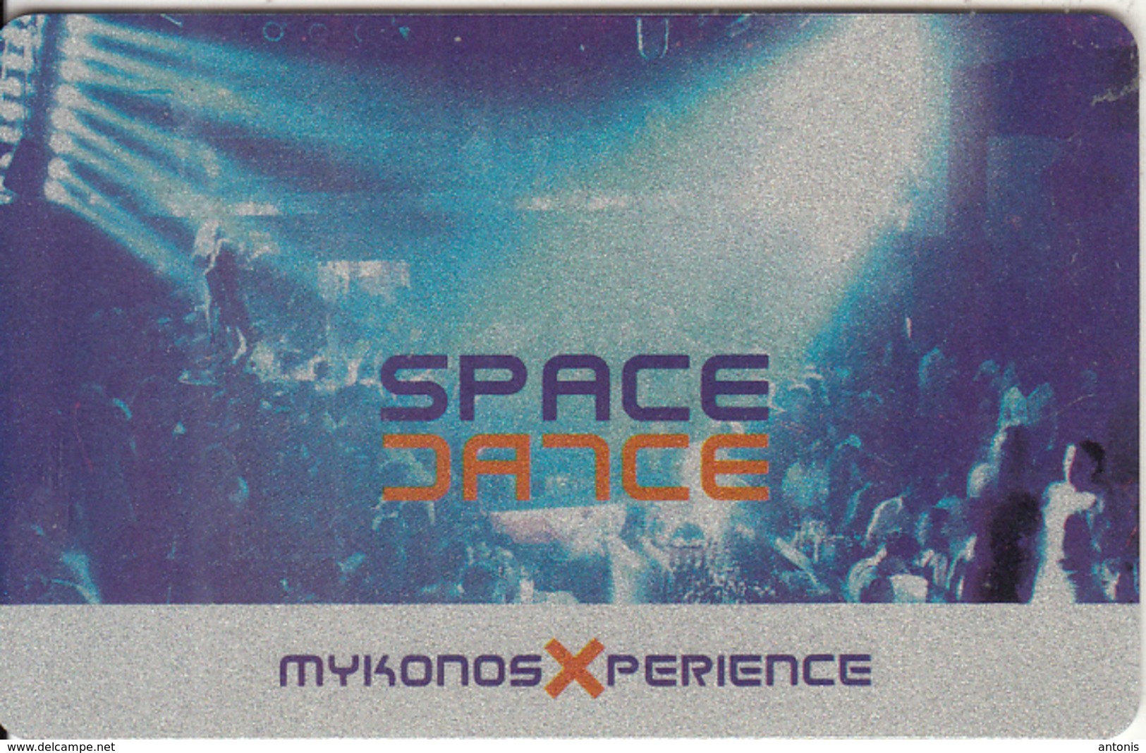 GREECE - Space Dance Club Mykonos, Member Card, Sample - Sonstige & Ohne Zuordnung