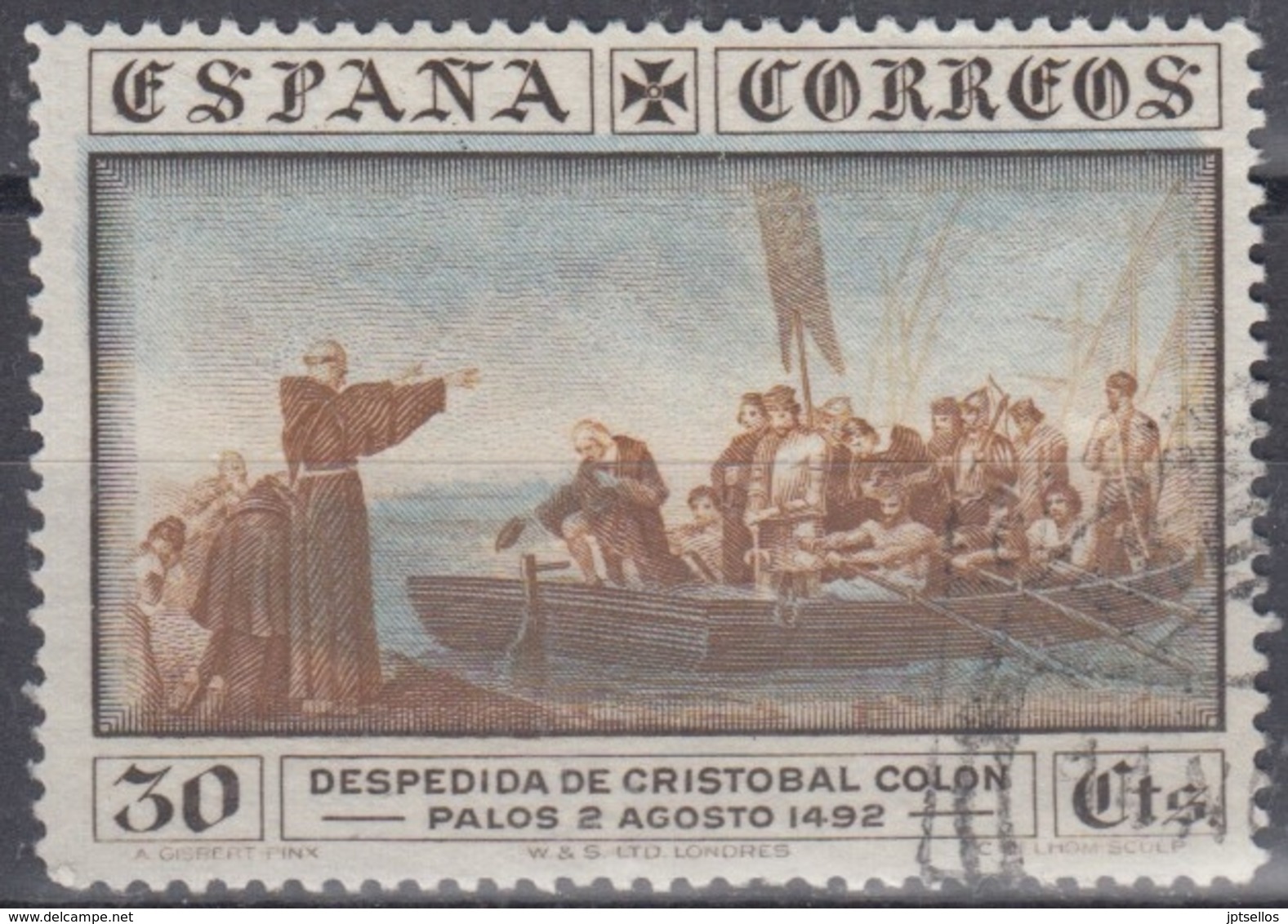 ESPAÑA 1930 Nº 540 USADO - Used Stamps