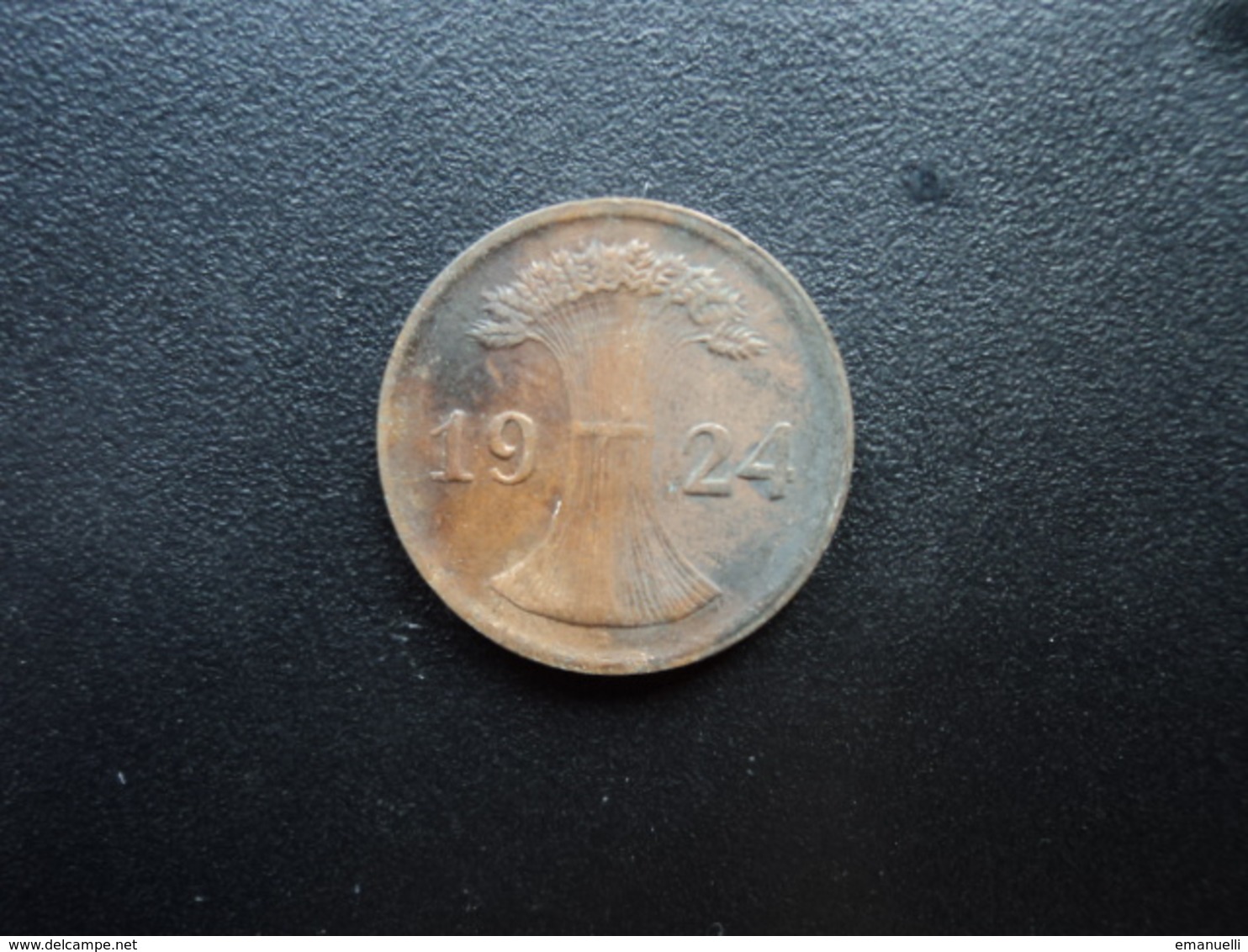 ALLEMAGNE : 2 RENTENPFENNIG  1924 D    KM 31    TTB * - 2 Rentenpfennig & 2 Reichspfennig
