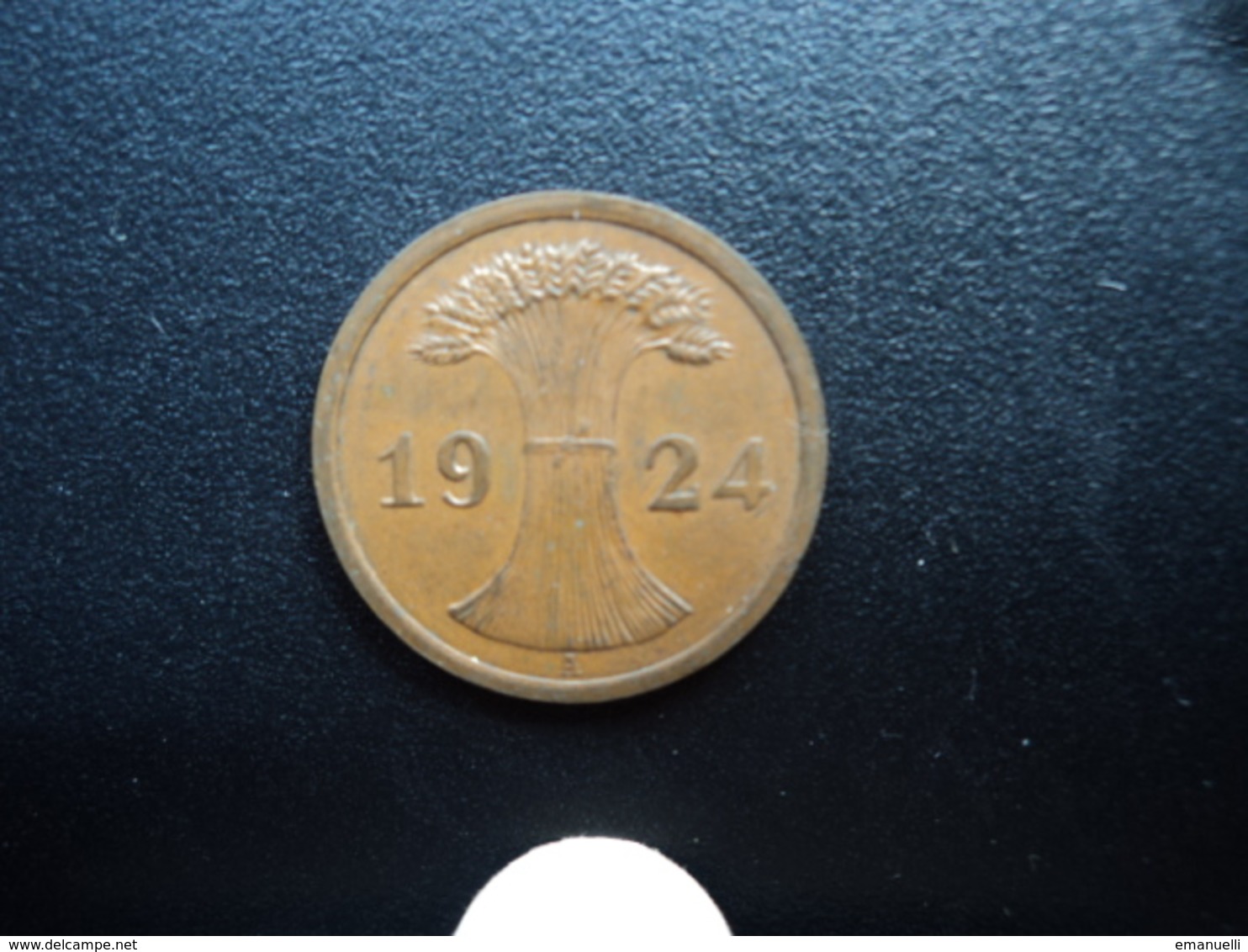 ALLEMAGNE : 2 REICHSPFENNIG  1924 A    KM 38     SUP - 2 Rentenpfennig & 2 Reichspfennig