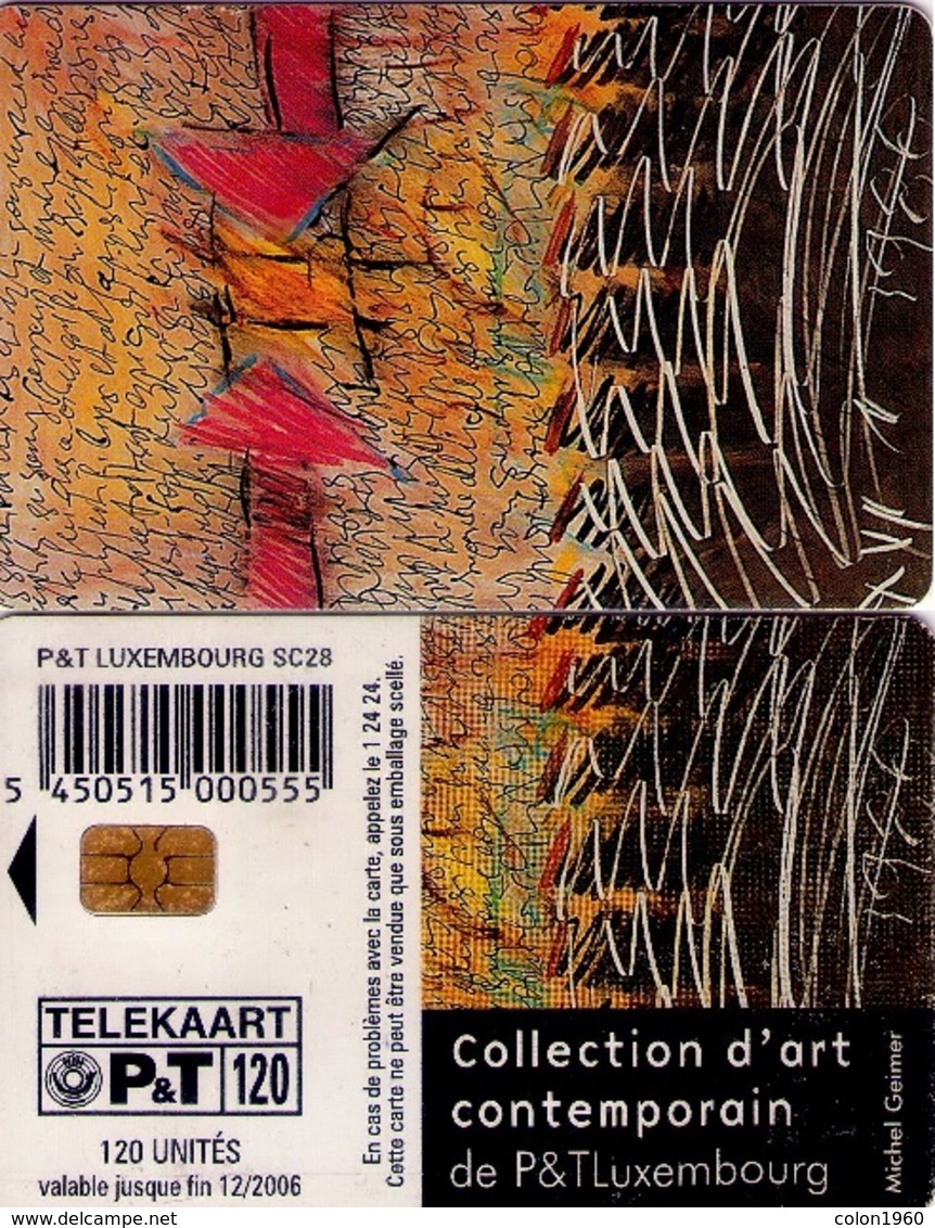 LUXEMBURGO. SC28. Collection D'art Contemporain - Michel Geimer. 2003-09. (050) - Luxemburg