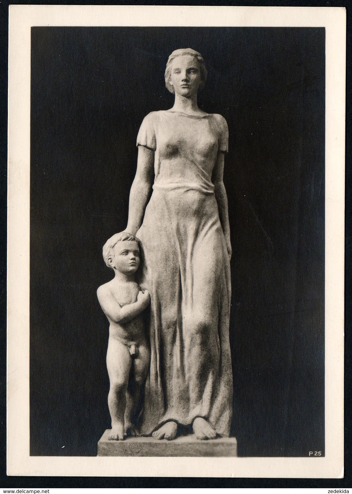 5723 - Alte Foto Ansichtskarte - Skuptur - Adolf Abel - Plastik - Stöckel - Sculptures