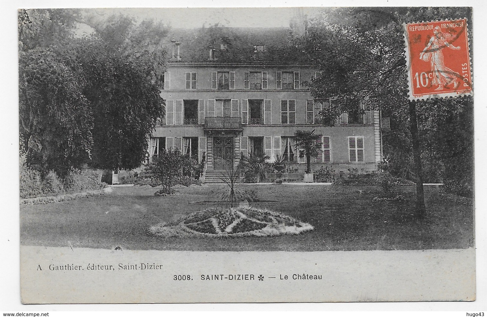 SAINT DIZIER EN 1918 - N° 3008 - LE CHATEAU - CPA VOYAGEE - Saint Dizier