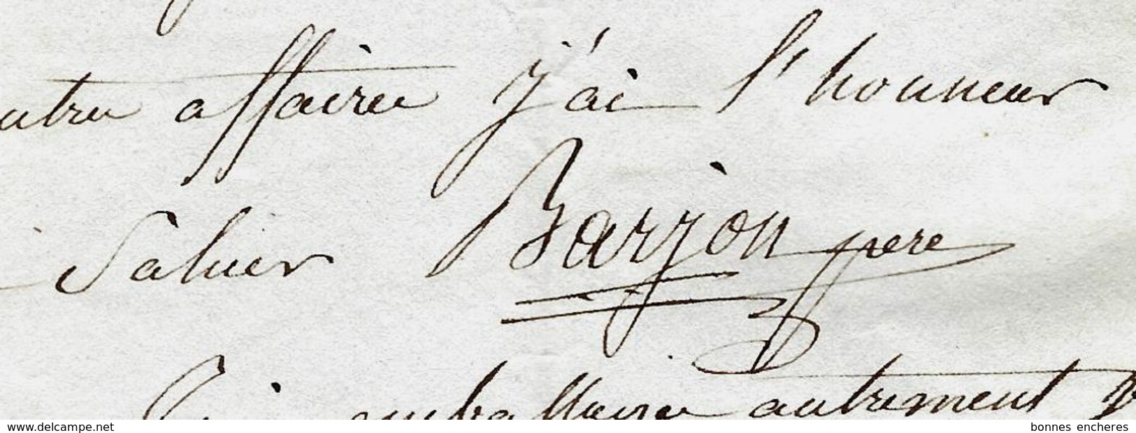 1833 RARE LETTRE Vienne Barjon Père  Livraison De Chiffons Grosse Toile  à Johannot Fabricant Papier à Annonay - Manoscritti