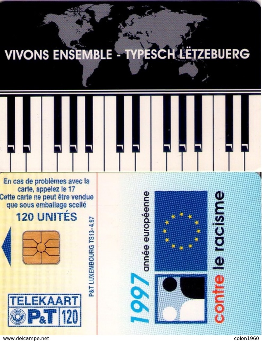 LUXEMBURGO. TS13. Anti-Racisme - Vivons Ensemble. 1997-04. (018) - Luxemburgo