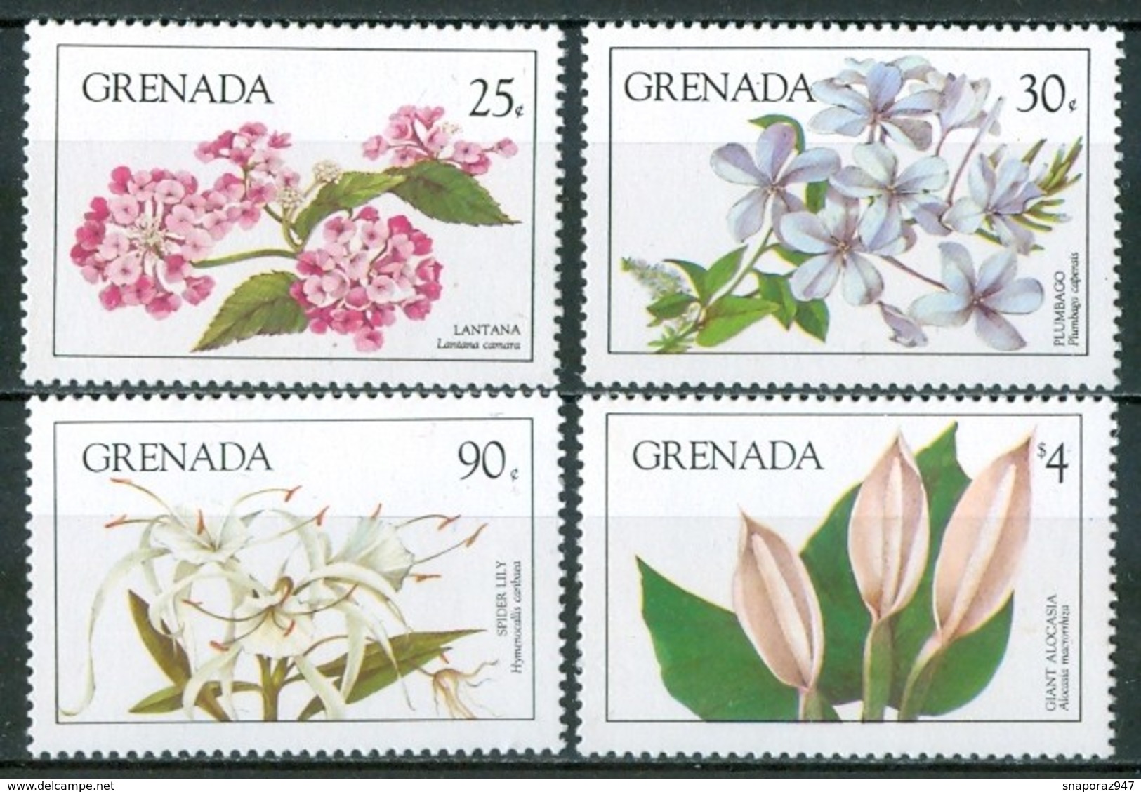 1984 Grenada Fiori Flowers Fleurs MNH -Ye99 - Altri & Non Classificati