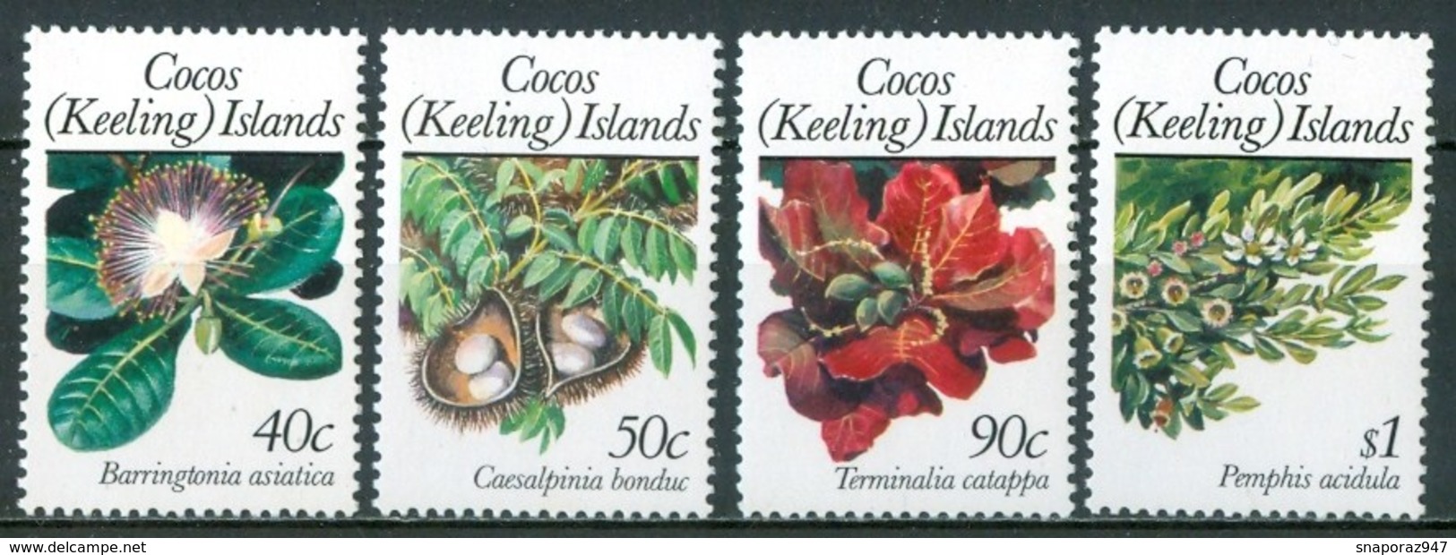 1989 Isole Cocos Fiori Flowers Fleurs MNH -Ye100 - Altri & Non Classificati