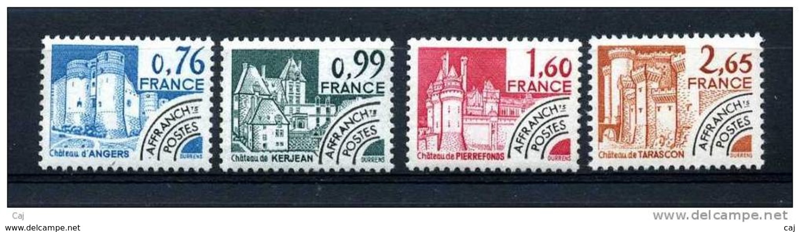 France  -  Préos  :  Yv  166-69  ** - 1964-1988
