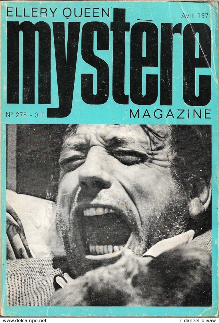 Mystère Magazine N° 278, Avril 1971 (BE+) - Opta - Ellery Queen Magazine