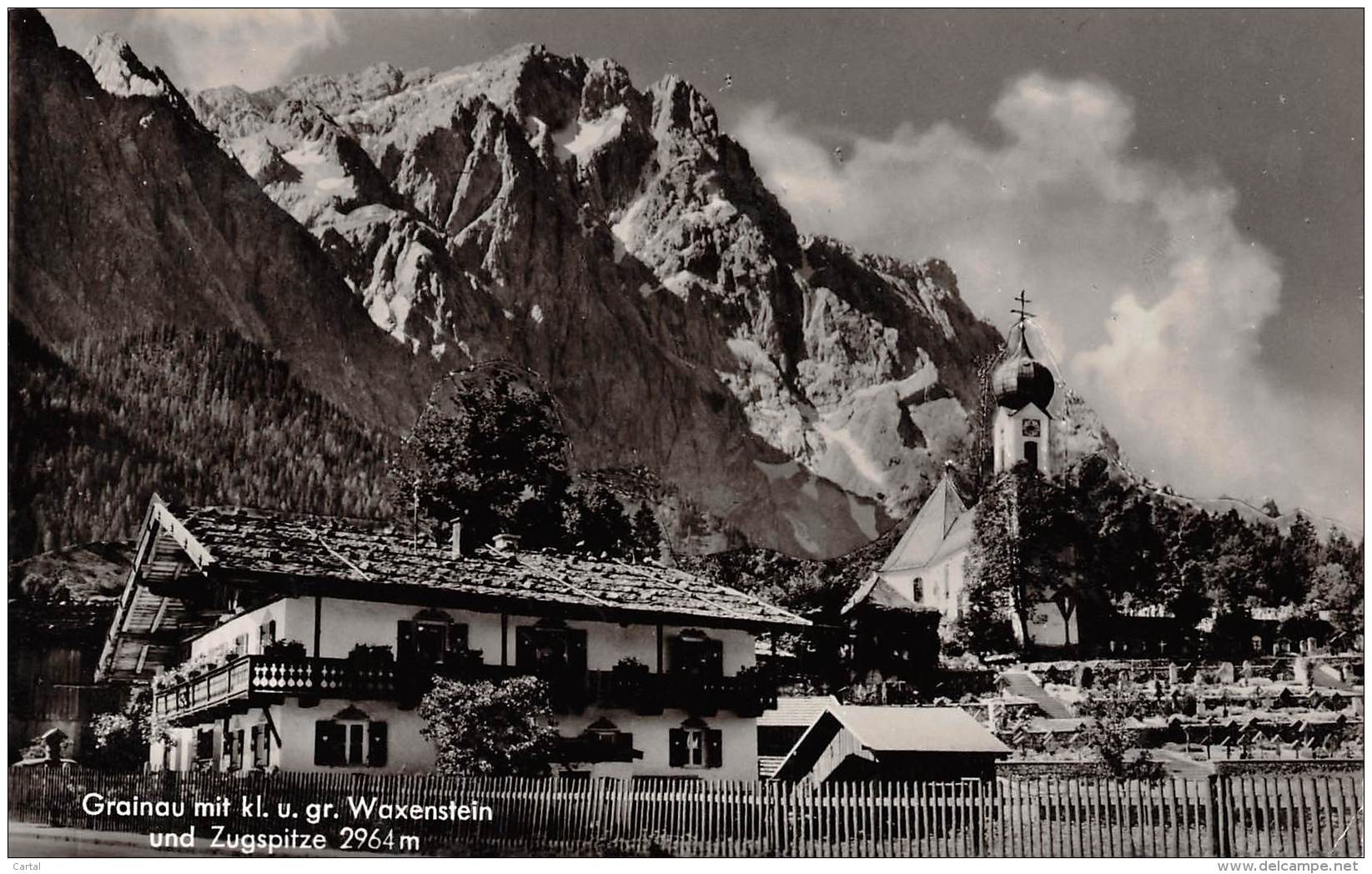 GRAINAU Mit Kl. U. Gr. Waxenstein Und Zugspitze 2964 M - Autres & Non Classés