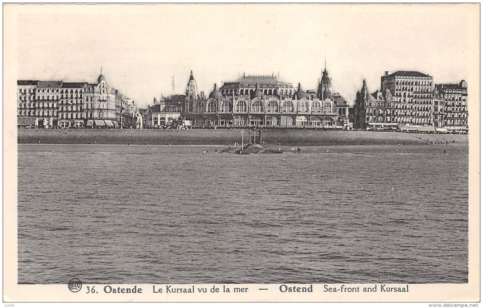 OSTENDE - Le Kursaal Vu De La Mer - Oostende