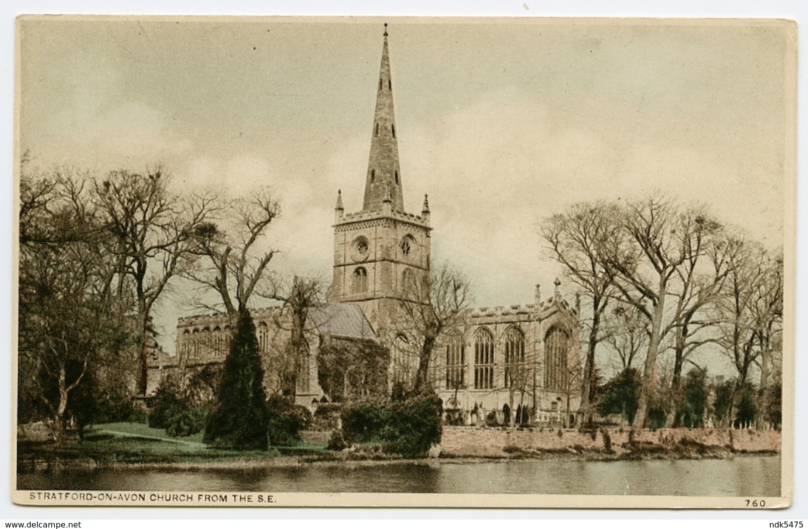 STRATFORD ON AVON CHURCH FROM THE SOUTH EAST - Stratford Upon Avon