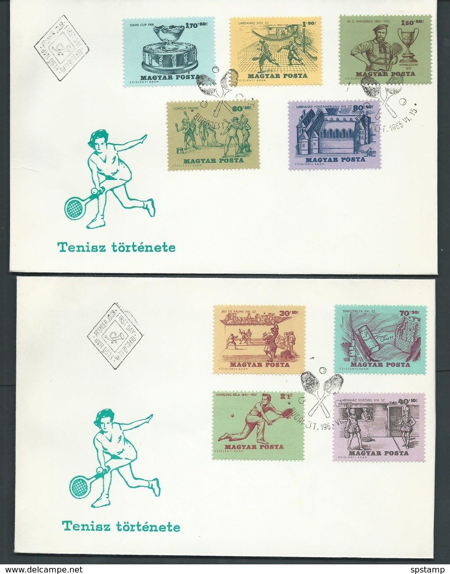 Hungary 1965 - 1967 Collection Of 19 FDC Mixed Clean Unaddressed & Postally Used , Incl 1 Imperf Issue - Covers & Documents